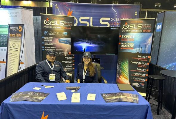 SLS Booth at Spacecom