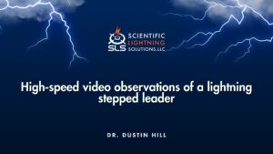 High‐speed video observations of a lightning stepped leader