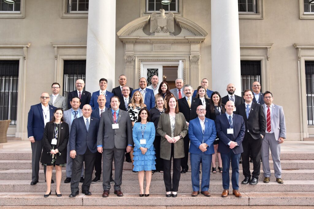 Group Photo at Uruguay Embassy