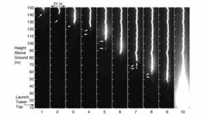 Observations of stepping mechanisms in a rocket‐and‐wire triggered lightning flash
