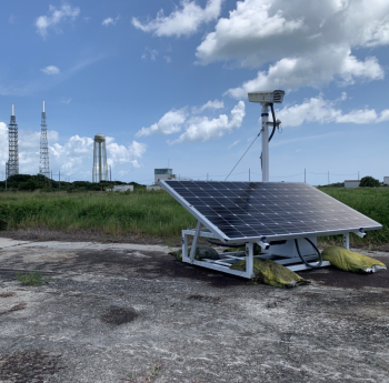 Image of a typical Jupiter OLS station (monitoring SLC-36)